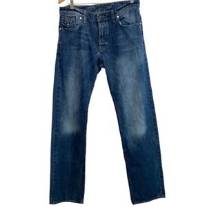 GStar Morris Low Straight Raw Denim Jeans Size 33X34